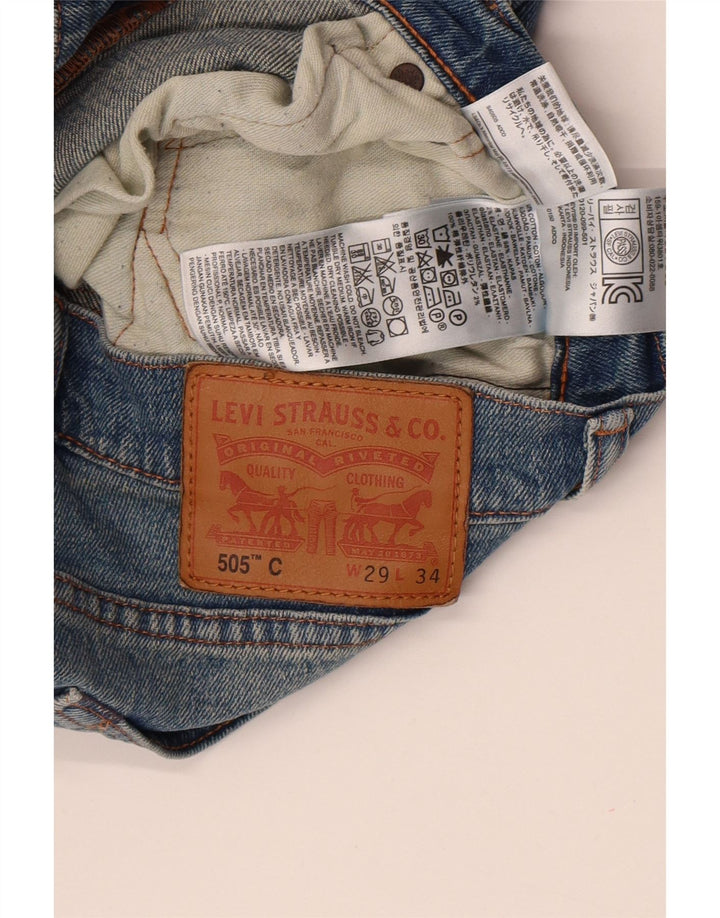 Jeans skinny Levi's 505 da donna W29 L34 cotone blu