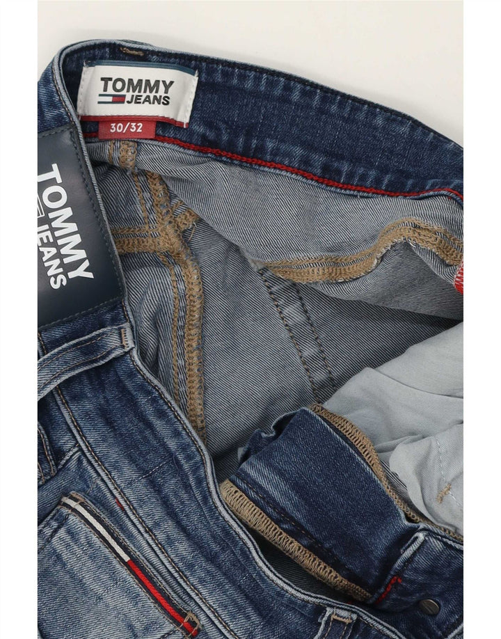 Jeans slim da uomo Tommy Hilfiger W30 L28 cotone blu