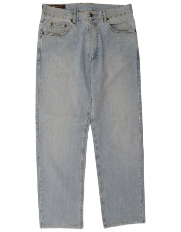 Jeans dritti da uomo Marlboro Classics W33 L34 cotone blu