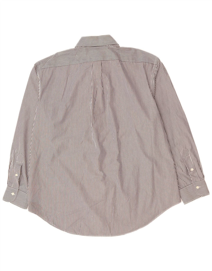 Camicia da uomo RALPH LAUREN taglia 18 2XL cotone gessato nero