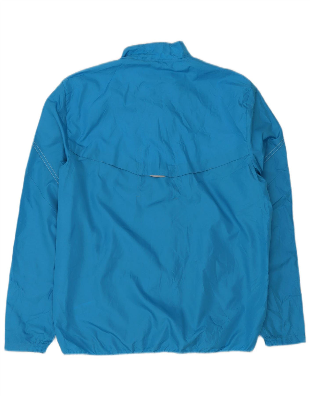 Giacca superiore della tuta da uomo Adidas in poliestere blu medio