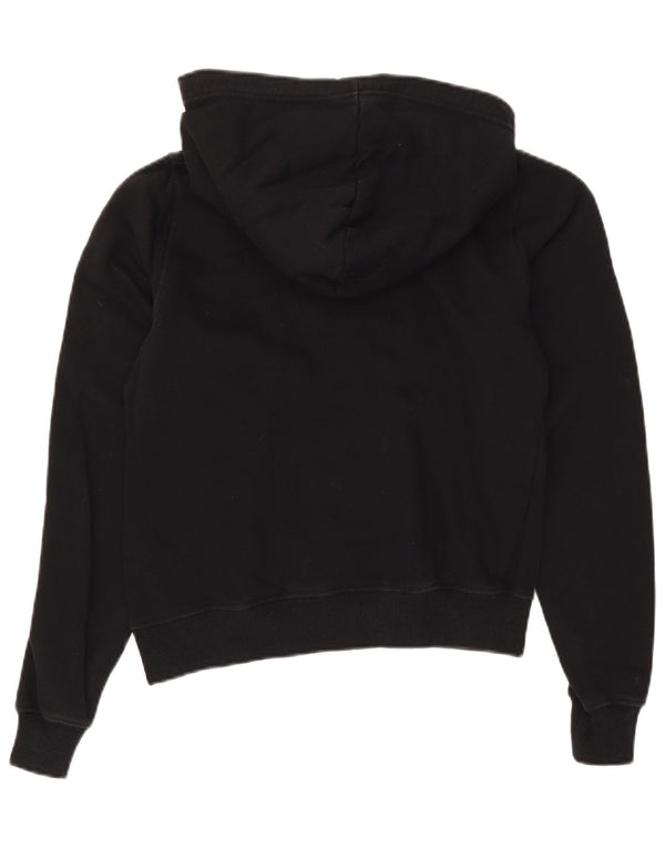 Felpa con cappuccio grafica da uomo Diesel XS in cotone nero