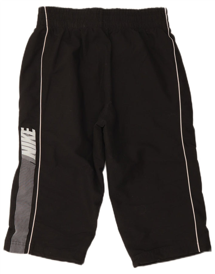 Pantaloncini sportivi Nike Bermuda grafici da uomo piccoli in poliestere nero