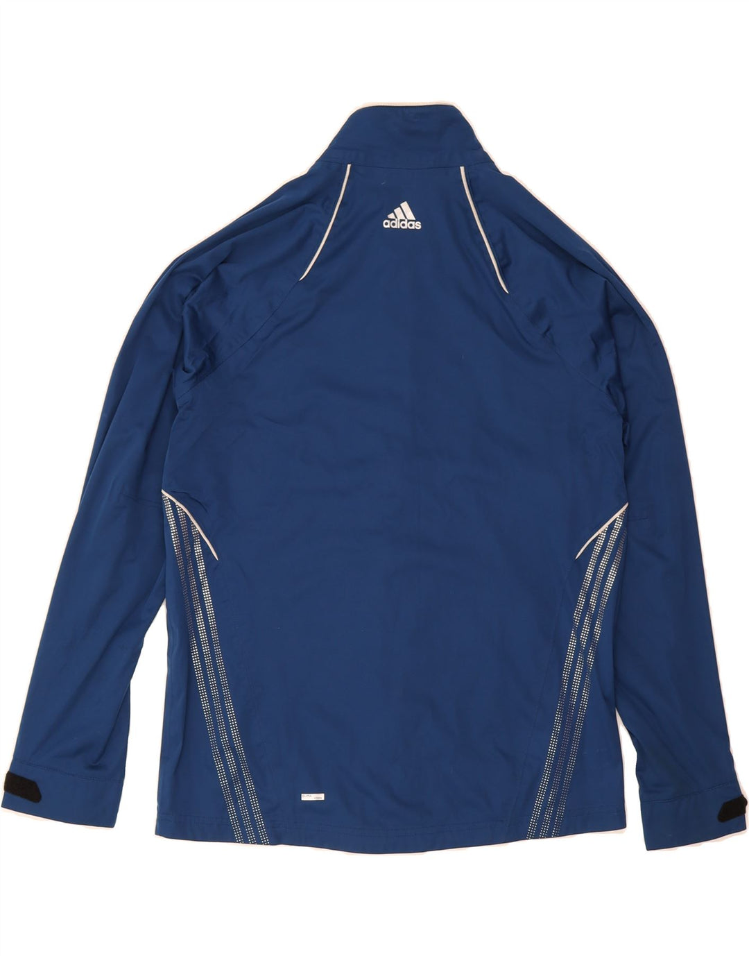 ADIDAS Mens Clima Proof Tracksuit Top Jacket Medium Blue Polyester Vintage Adidas and Second-Hand Adidas from Messina Hembry 