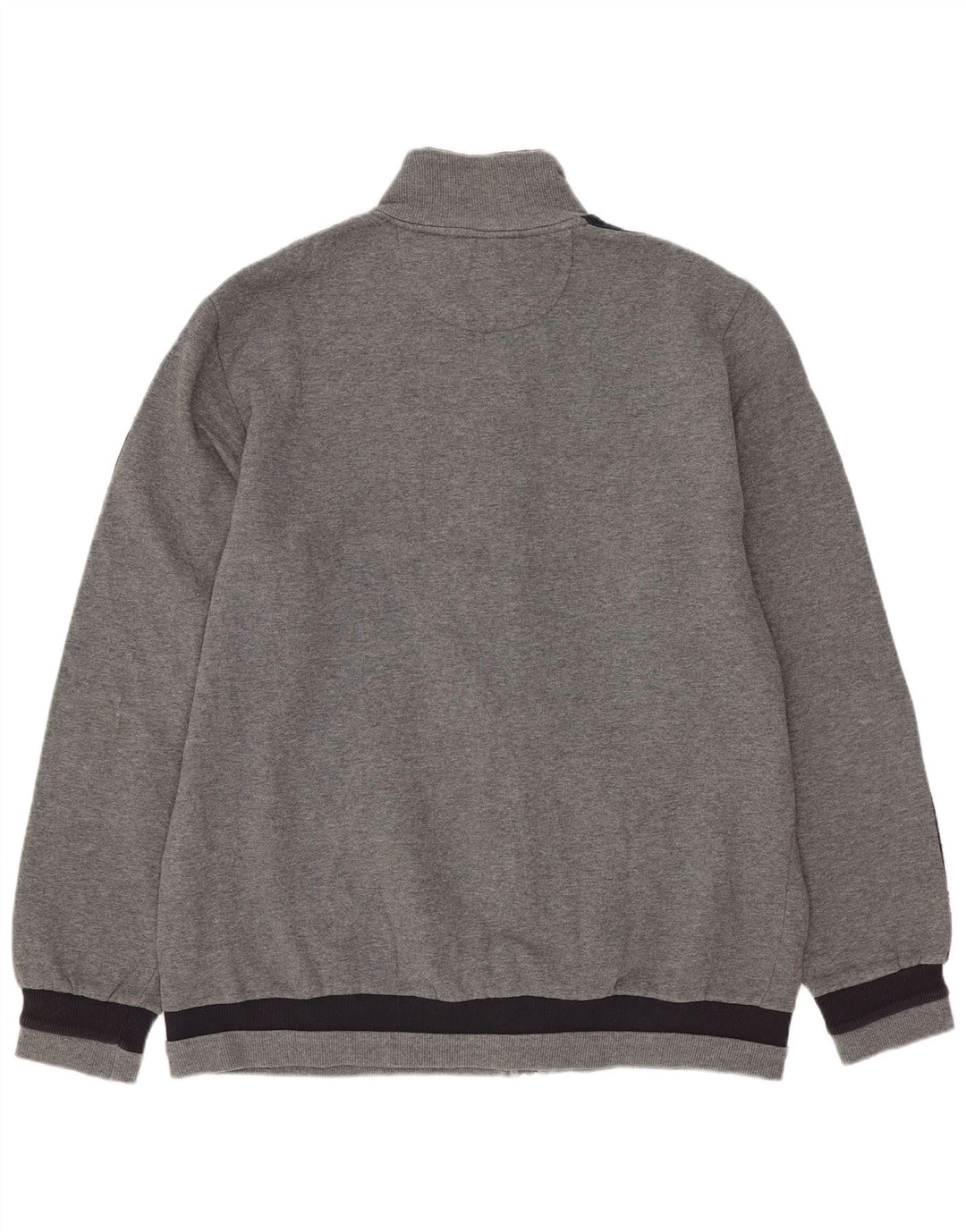 Giacca da tuta da uomo Lotto grande in cotone color block grigio