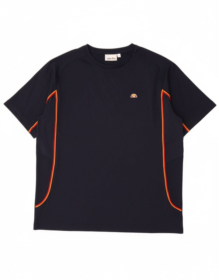T-shirt da bambino ELLESSE 13-14 anni in poliestere blu navy