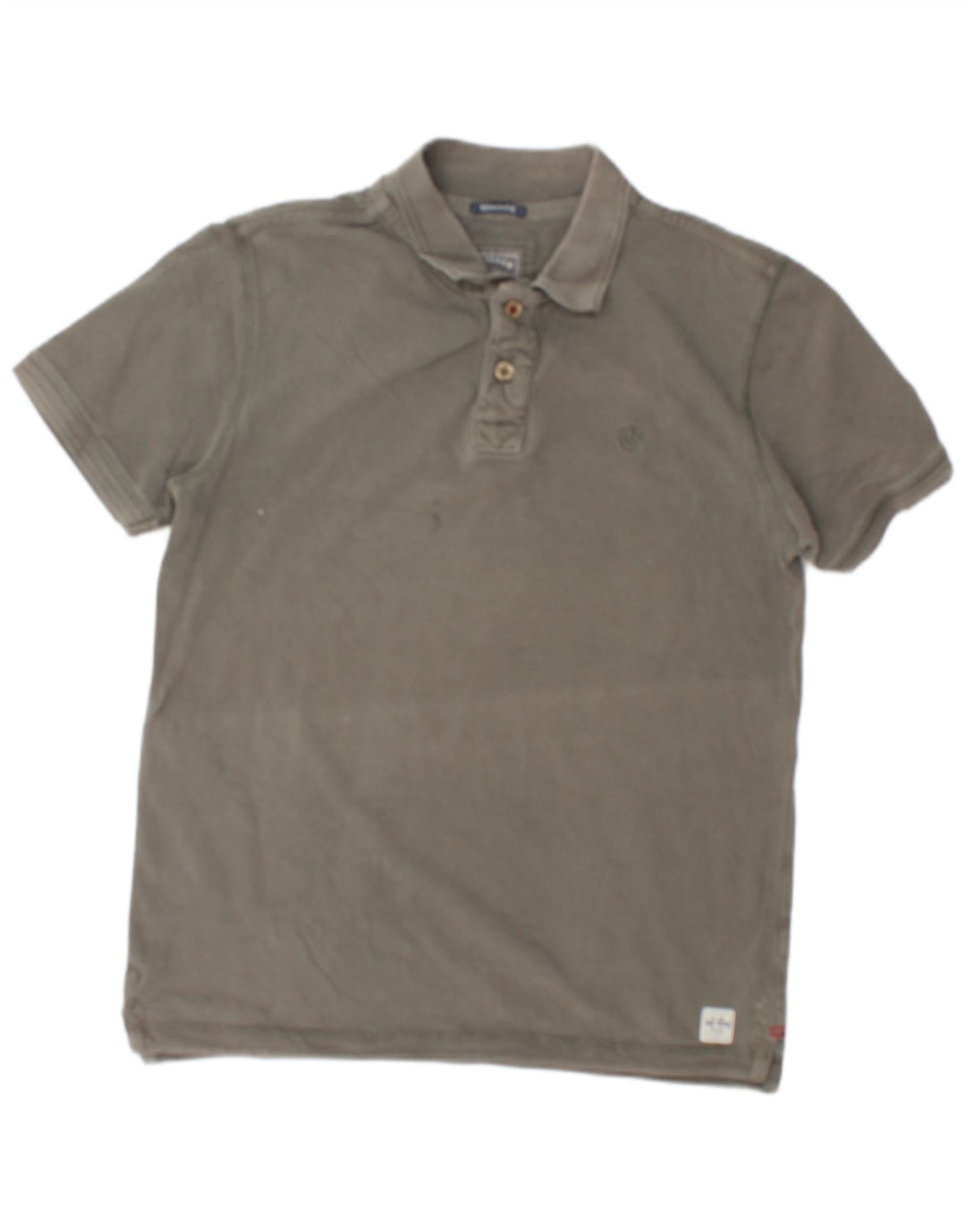 Polo Heritage da uomo Fat Face in cotone grigio medio
