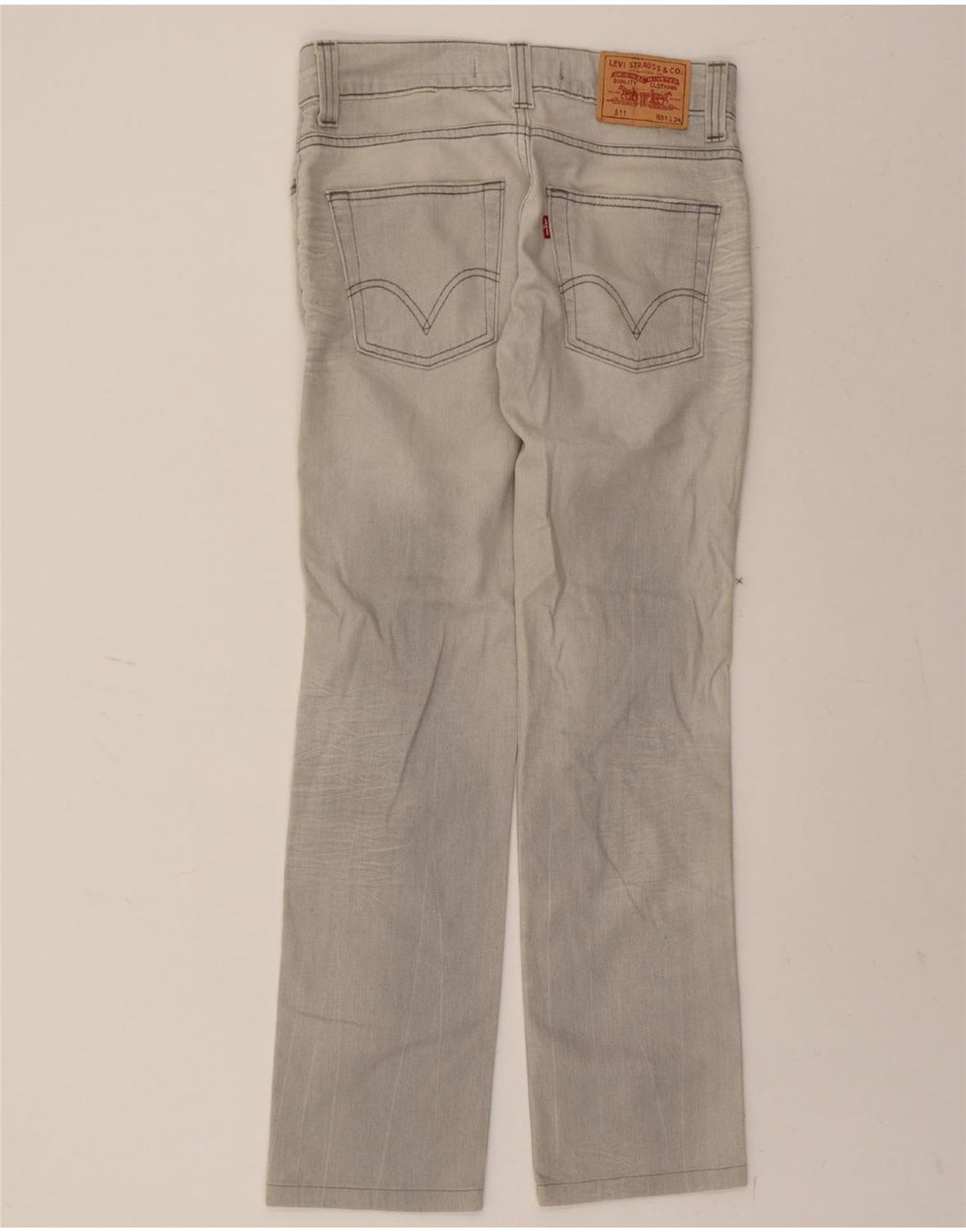 LEVI'S Womens 511 Slim Jeans W31 L31 Grey Vintage Levi's and Second-Hand Levi's from Messina Hembry 