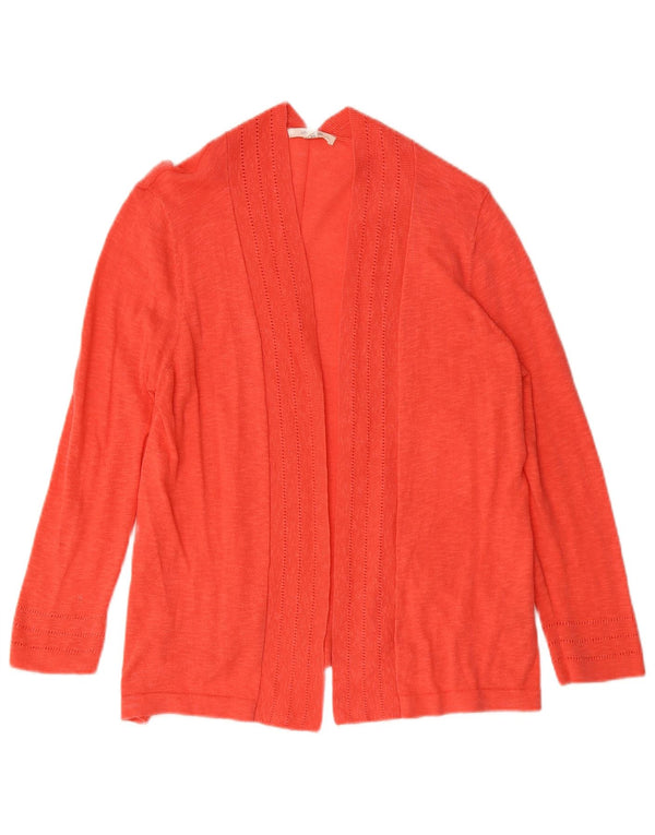 Maglione cardigan aperto con maniche a 3/4 da donna di White Stuff UK 14 Large Arancione