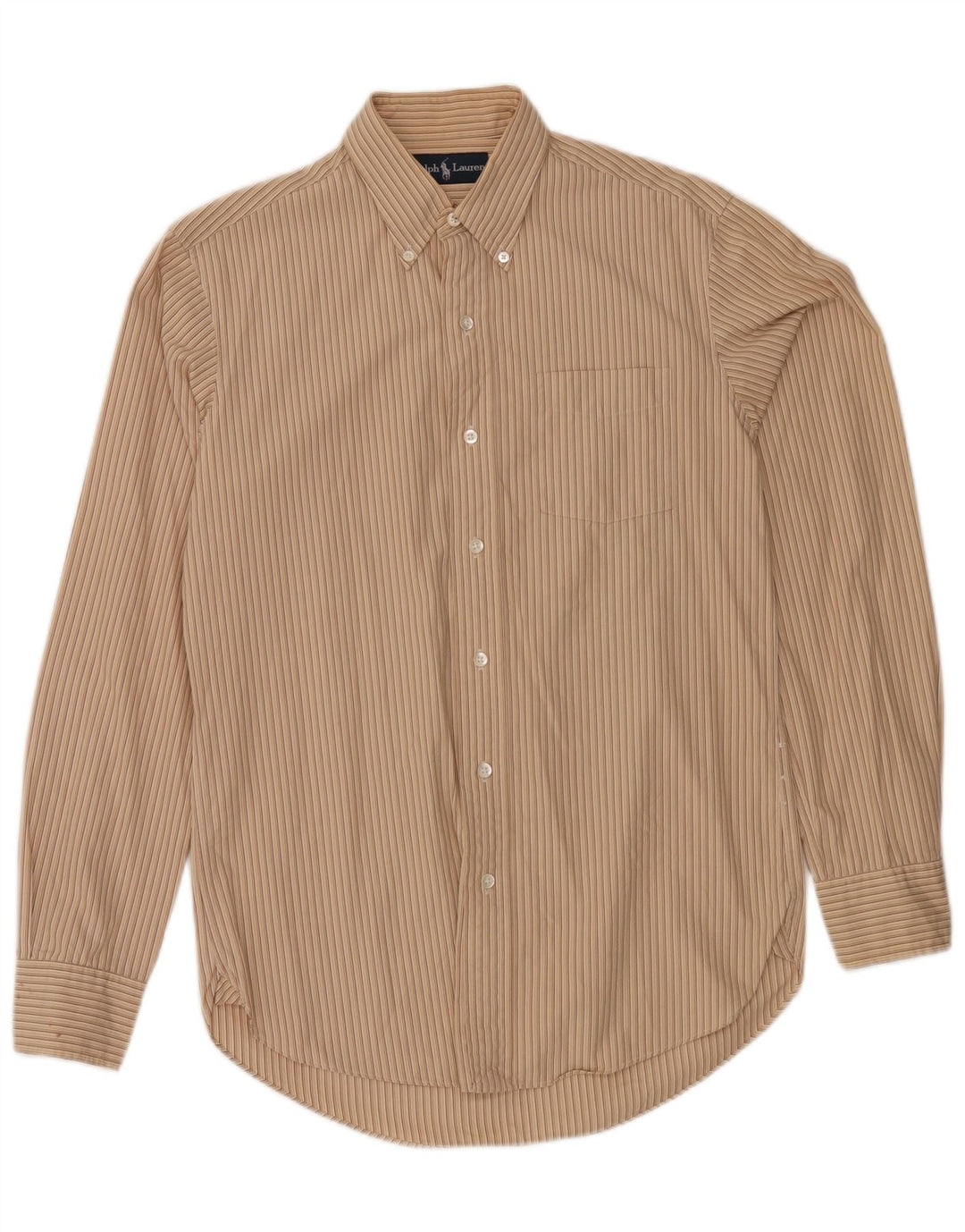 Camicia da uomo Ralph Lauren piccola a righe beige