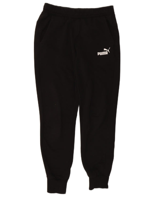 Pantaloni da tuta da uomo PUMA Joggers medio cotone nero