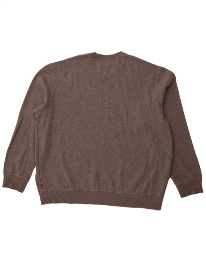 Felpa da uomo Izod maglione 2XL cotone grigio