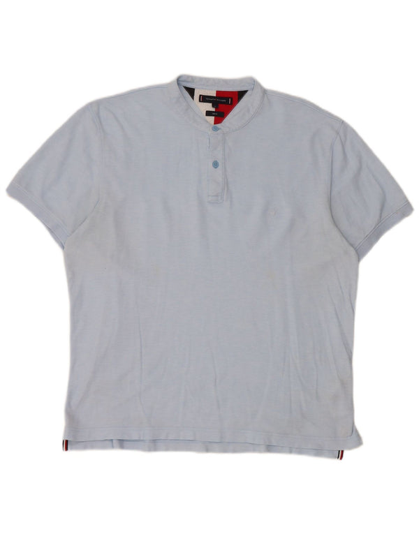 T-shirt slim fit da uomo Tommy Hilfiger Top XL in cotone blu