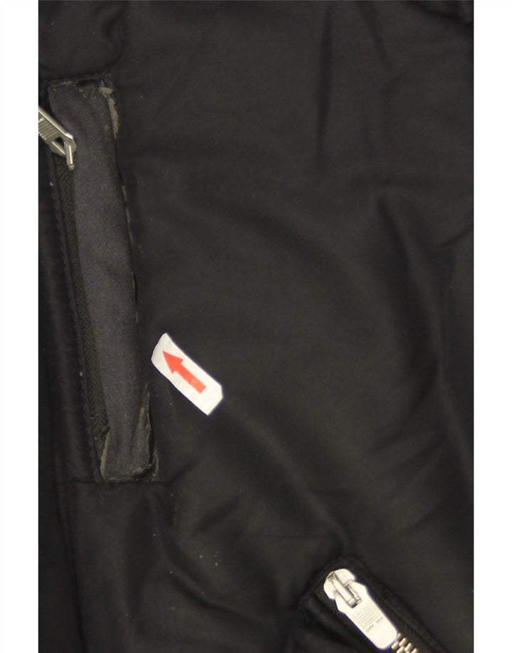 Giubbotto bomber con cappuccio da uomo Zara UK 40 grande poliestere blu navy