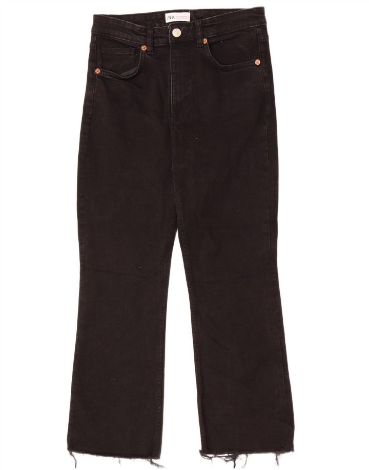 Jeans dritti da donna Zara EU 40 medio W30 L26 cotone nero