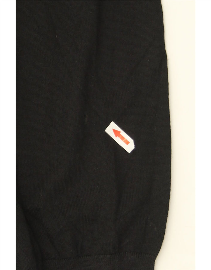 Maglione da uomo con scollo a V Marks & Spencer 2XL lana merino nera