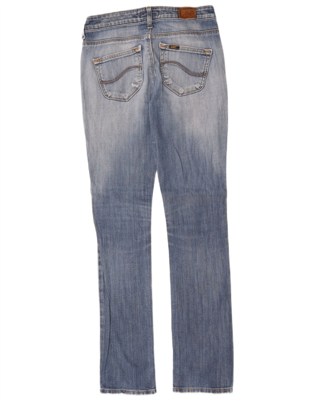 Jeans slim effetto invecchiato Lee da donna W27 L33 Blu
