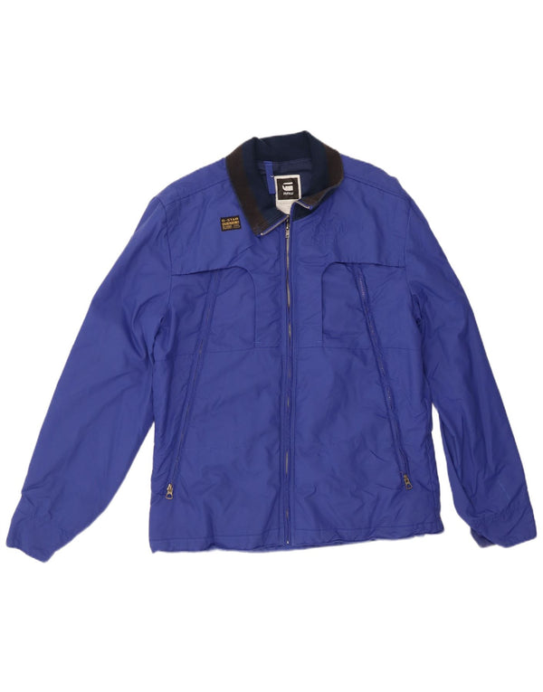 Giacca a vento da uomo G-Star UK 42 XL Nylon blu