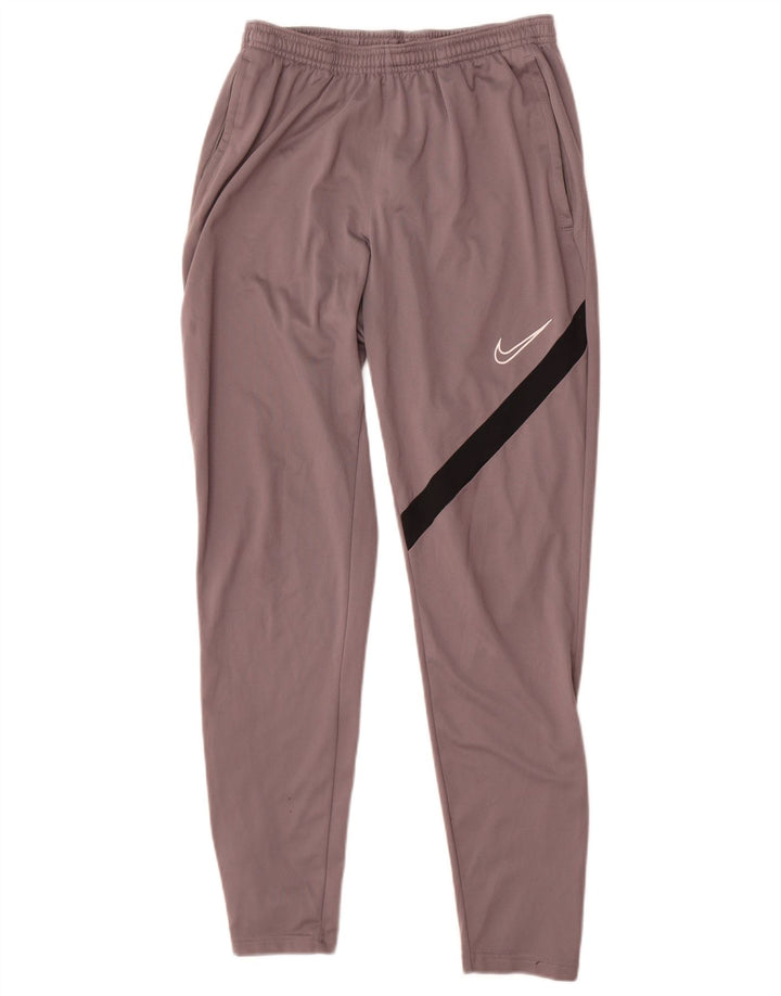 Pantaloni da tuta Nike Dri Fit da uomo in poliestere color block grigio medio
