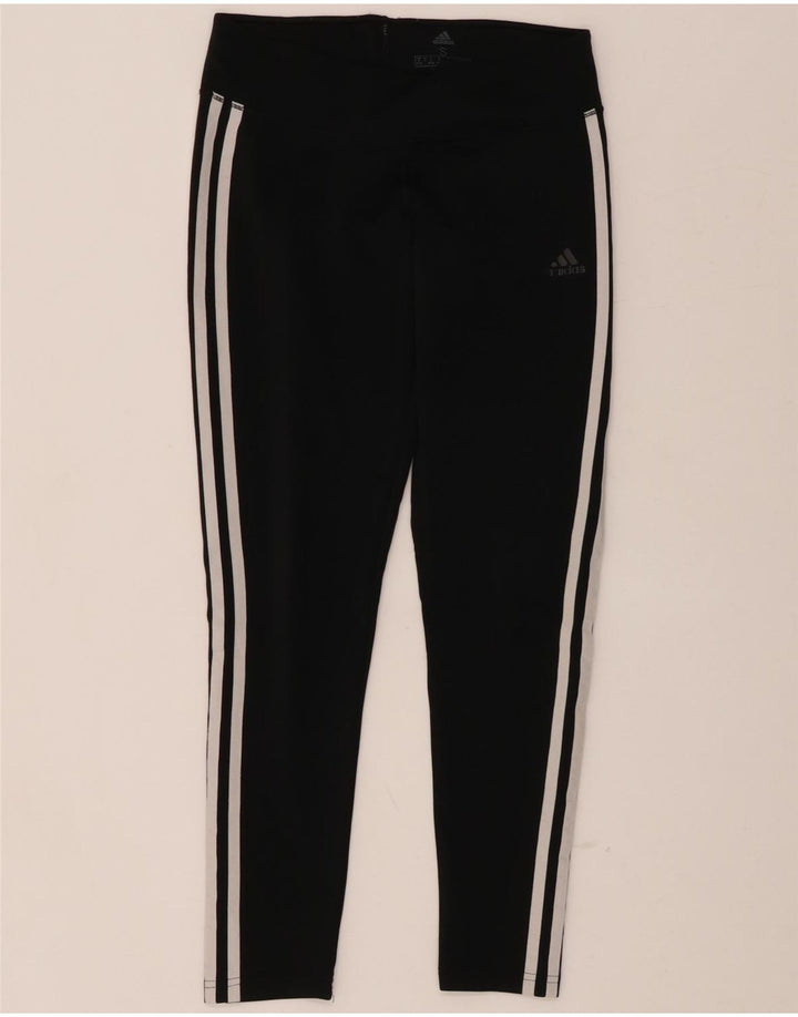 Leggings Climalite da donna ADIDAS UK 8/10 Small Poliestere nero