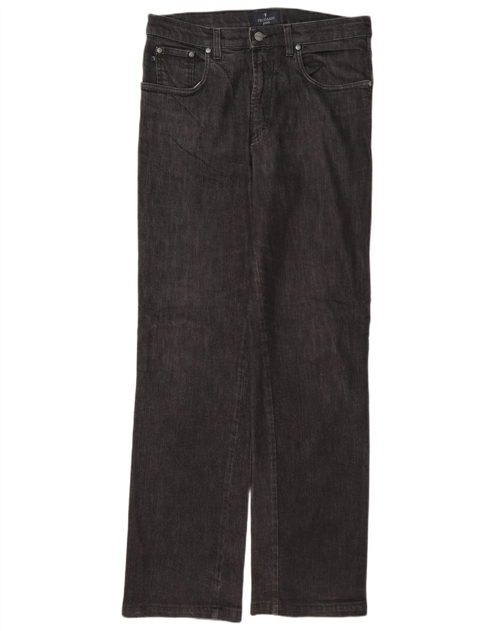 Jeans Straight Uomo Trussardi W34 L33 Cotone Grigio