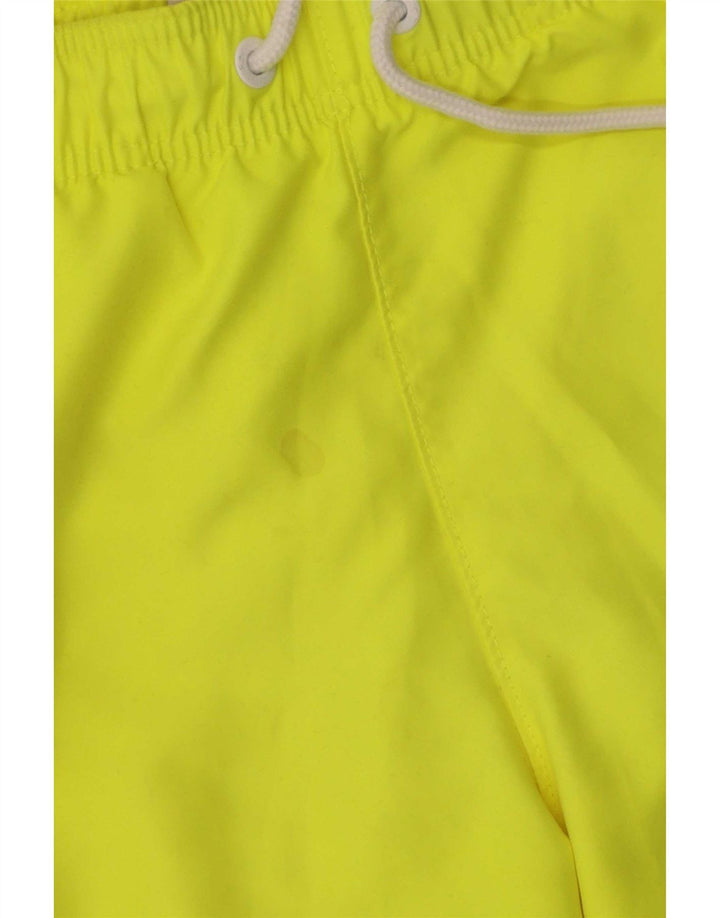 Pantaloncini da bagno da uomo Abercrombie & Fitch in poliestere giallo medio