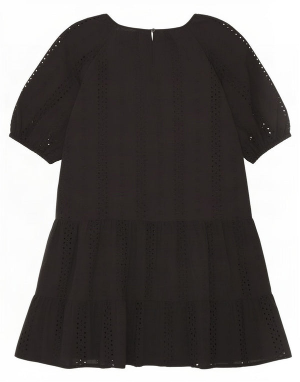 Abito a strati da donna Marks & Spencer UK 14 Cotone floreale nero medio