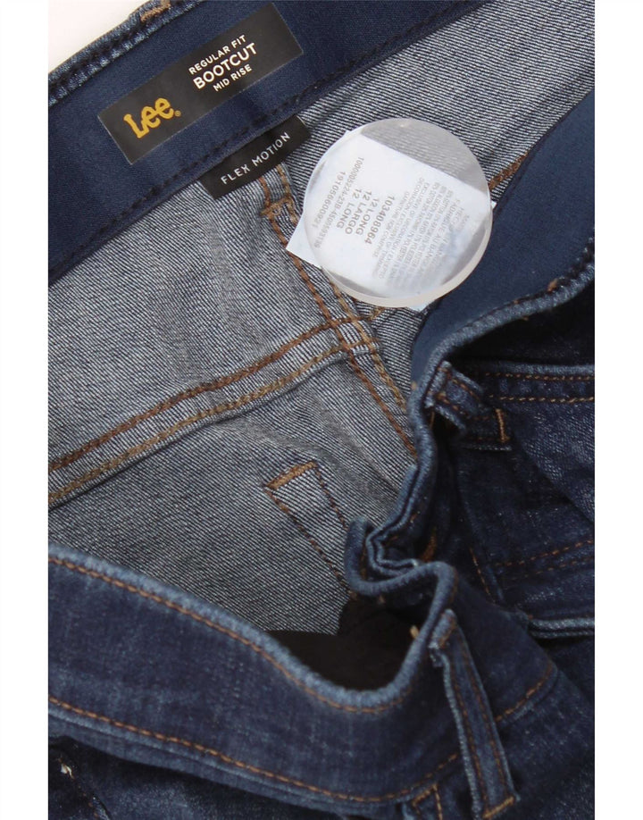 Jeans Lee Bootcut da donna a vita media con vestibilità regolare US 12 Large W32 L33 Blu