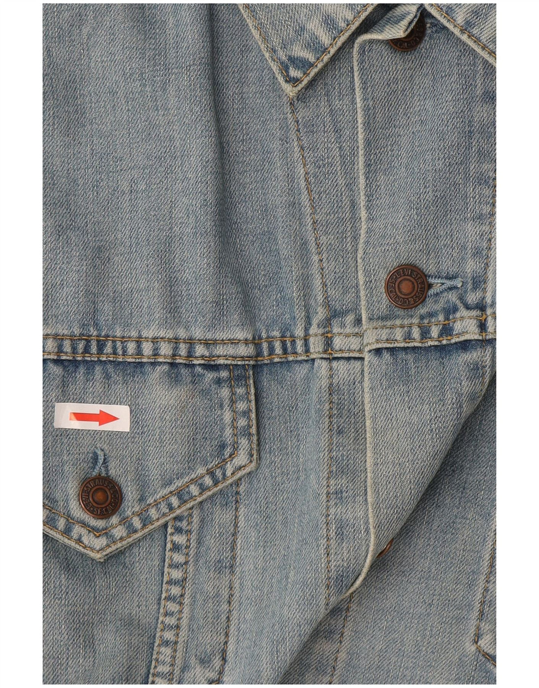 Giacca di jeans da uomo Levi's UK 40 grande blu