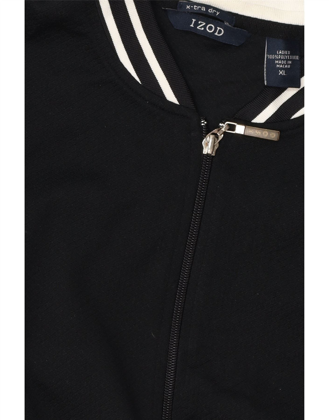 Giacca da tuta da donna Izod UK 18 XL poliestere nero
