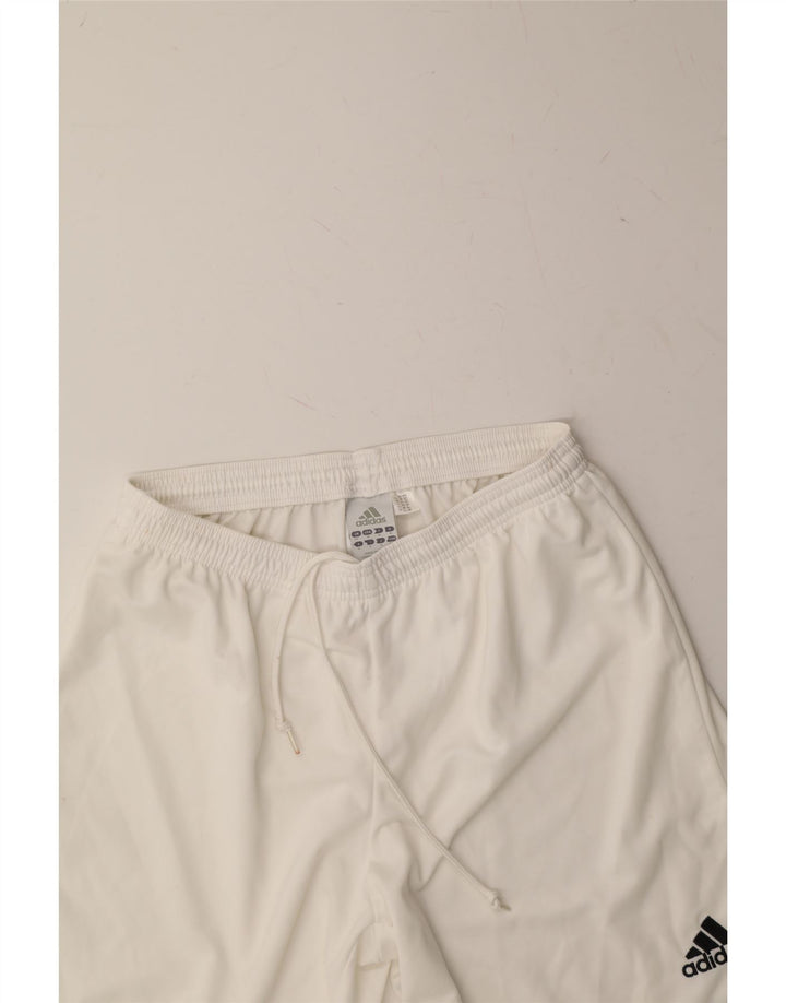 ADIDAS Mens Climalite Sport Shorts Large  White Polyester Vintage Adidas and Second-Hand Adidas from Messina Hembry 