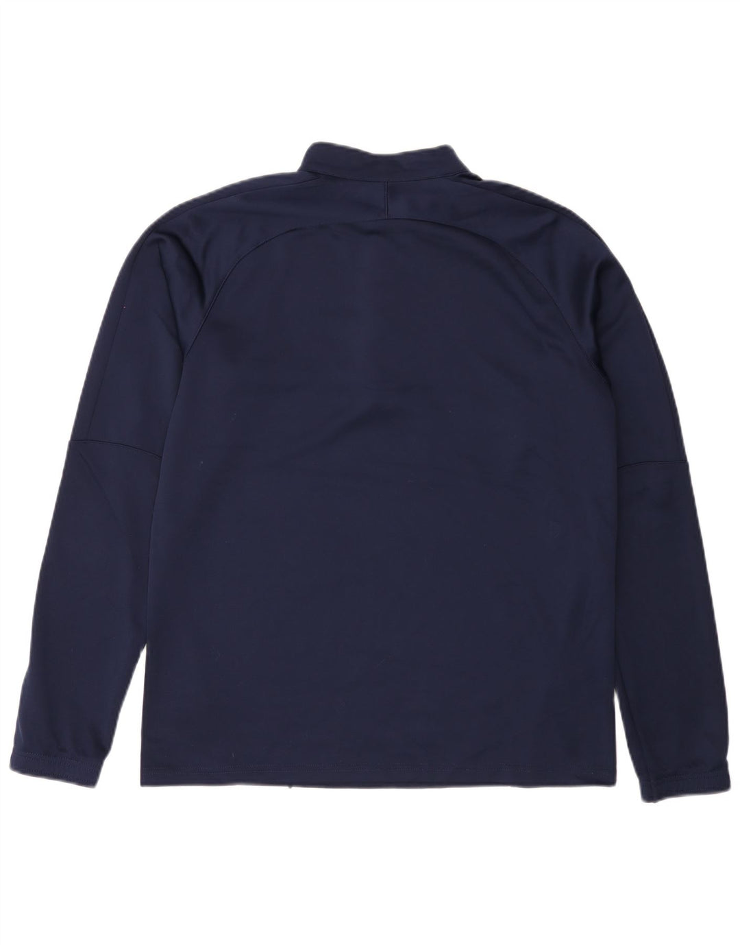 Maglia da ginnastica PUMA da uomo con zip e collo, taglia grande, blu navy