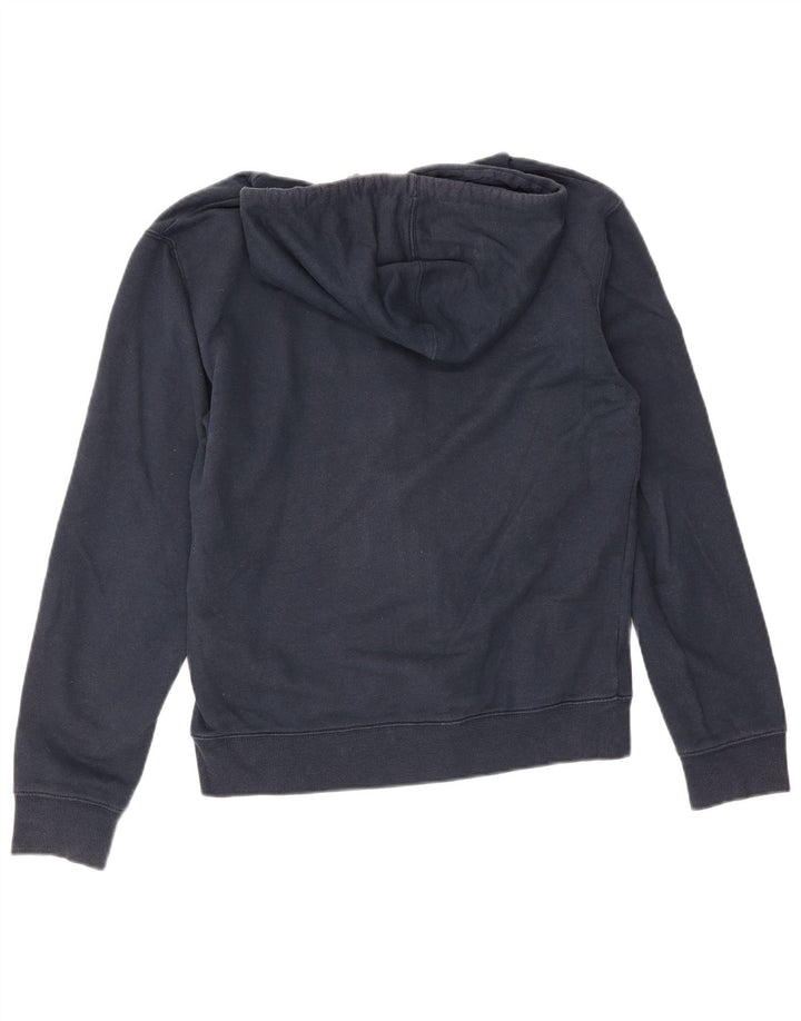 Timberland Maglione con cappuccio con zip grafica da uomo piccolo blu navy