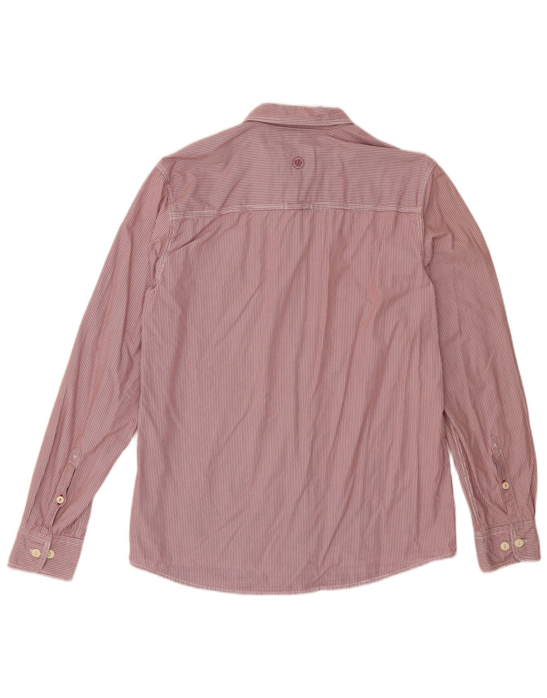 Camicia da uomo classica Fat Face in cotone gessato rosso medio