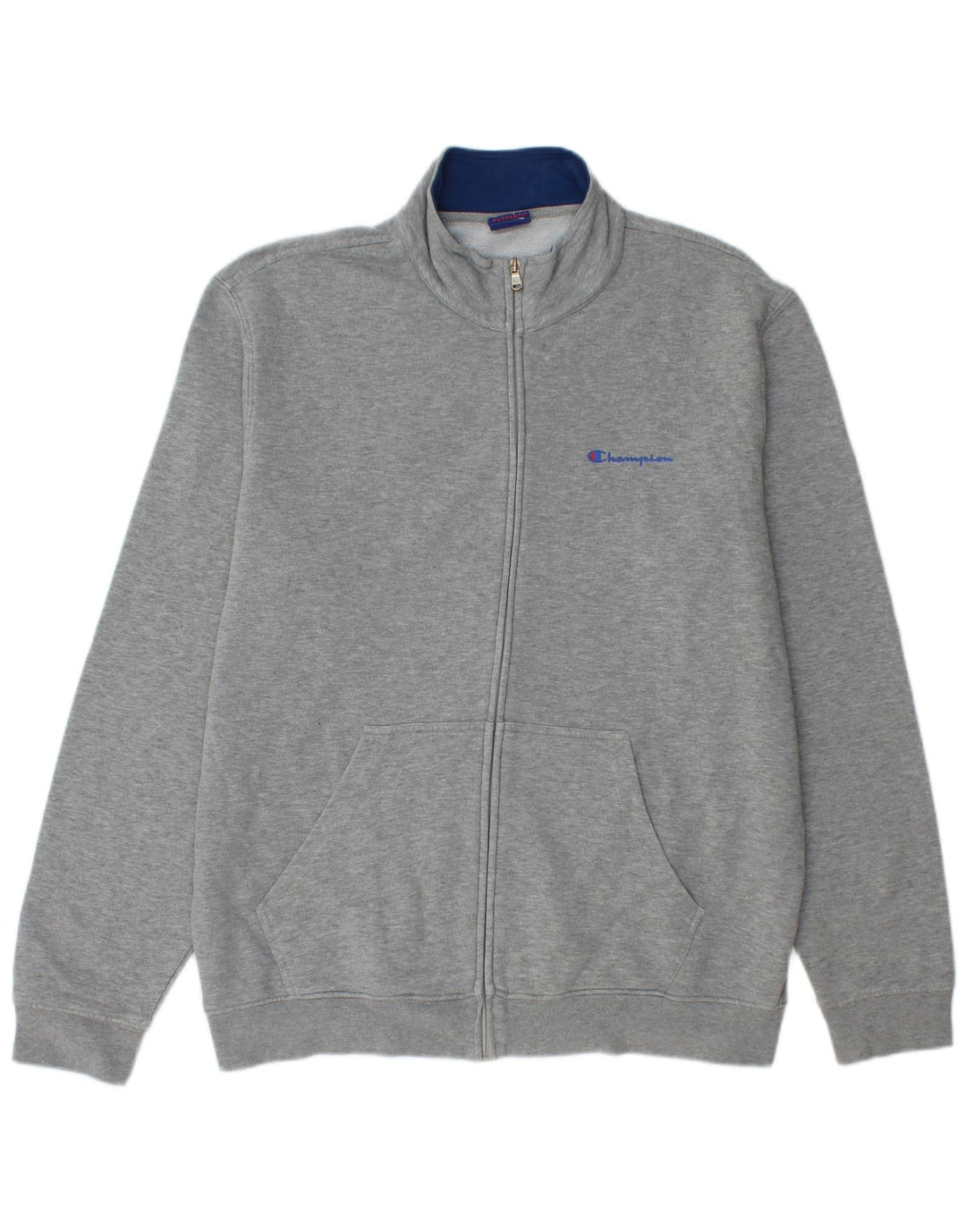 Giacca da tuta da uomo Champion XL in cotone chiazzato grigio