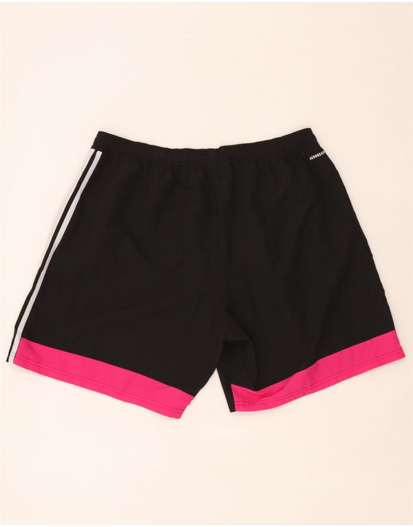 Pantaloncini sportivi Adidas Aeroready Slim Fit da uomo 2XL Poliestere color block nero