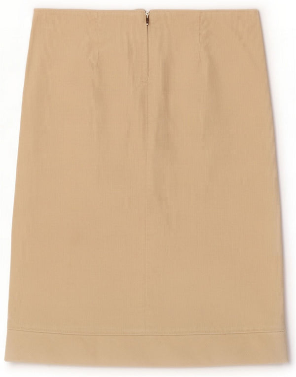 Max & Co. Gonna in velluto a coste da donna UK 10 piccola W29 Cotone beige