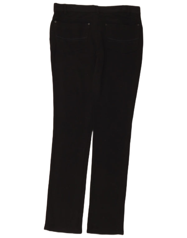 Pantaloni casual slim da donna Woolrich XL W36 L34 viscosa nera