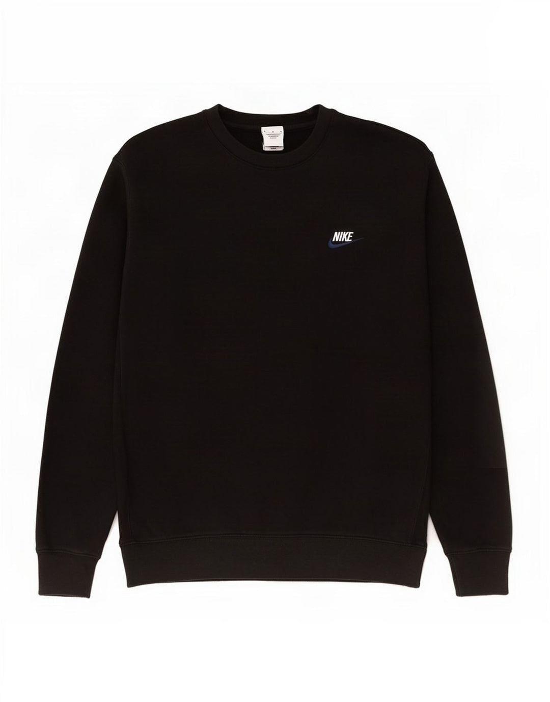 Felpa Nike Uomo Maglia Media Cotone Nero