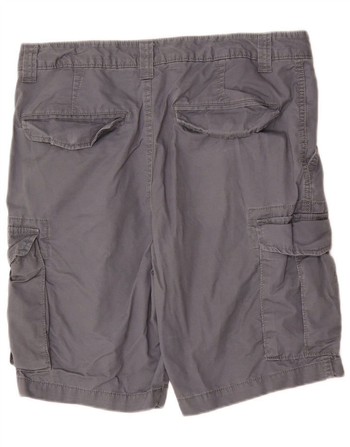 Pantaloncini cargo da uomo Marks & Spencer W34 grandi in cotone grigio