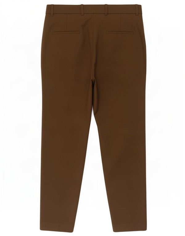 Zara Womens Straight Chino Trousers EU 38 Small W28 L28 Khaki Cotton