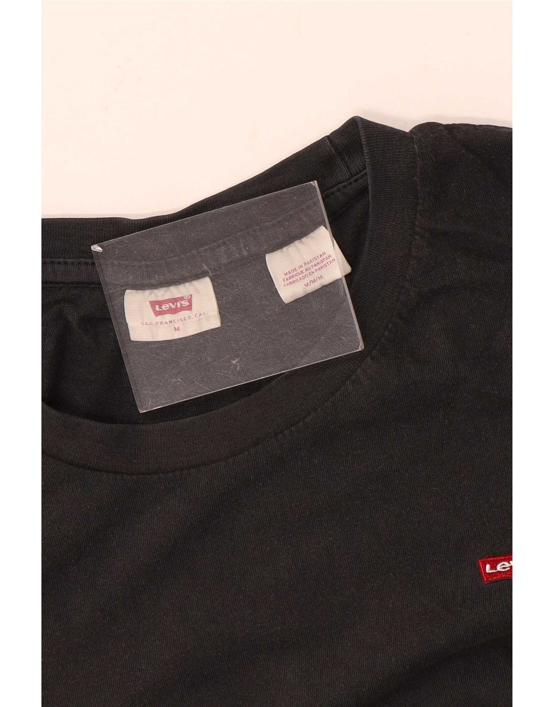 T-shirt da uomo Levi's Top media nera
