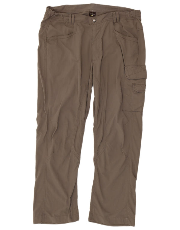 Pantaloni cargo dritti da uomo SALEWA EU 54 2XL W42 L29 Grigio