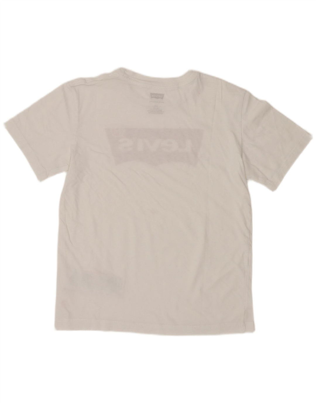 T-shirt grafica da ragazzo Levi's Top 13-14 anni in cotone bianco