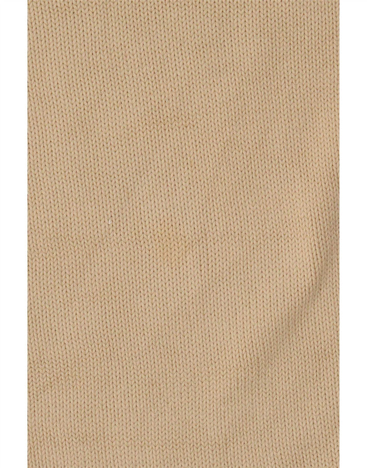 Maglione da uomo con scollo a V Marks & Spencer grande in cotone beige