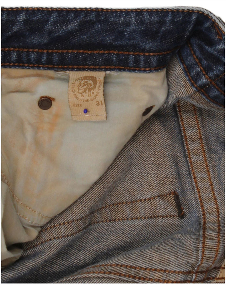 Jeans dritti invecchiati Thavar da uomo Diesel W31 L27 Blu