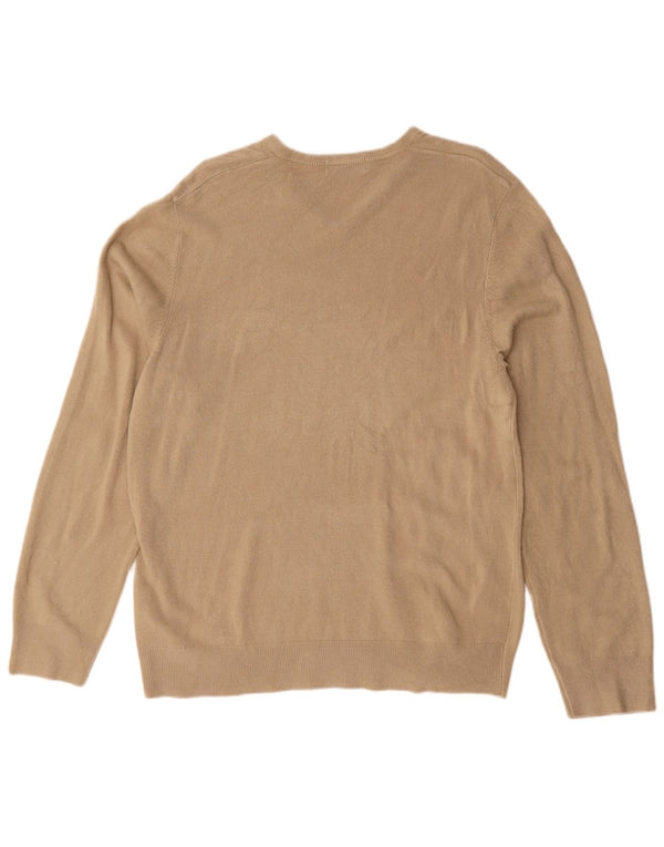 Marks & Spencer maglione da uomo blu Harbour grande acrilico beige