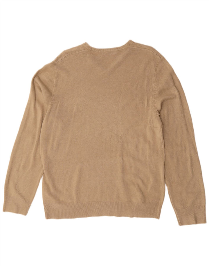 Marks & Spencer maglione da uomo blu Harbour grande acrilico beige