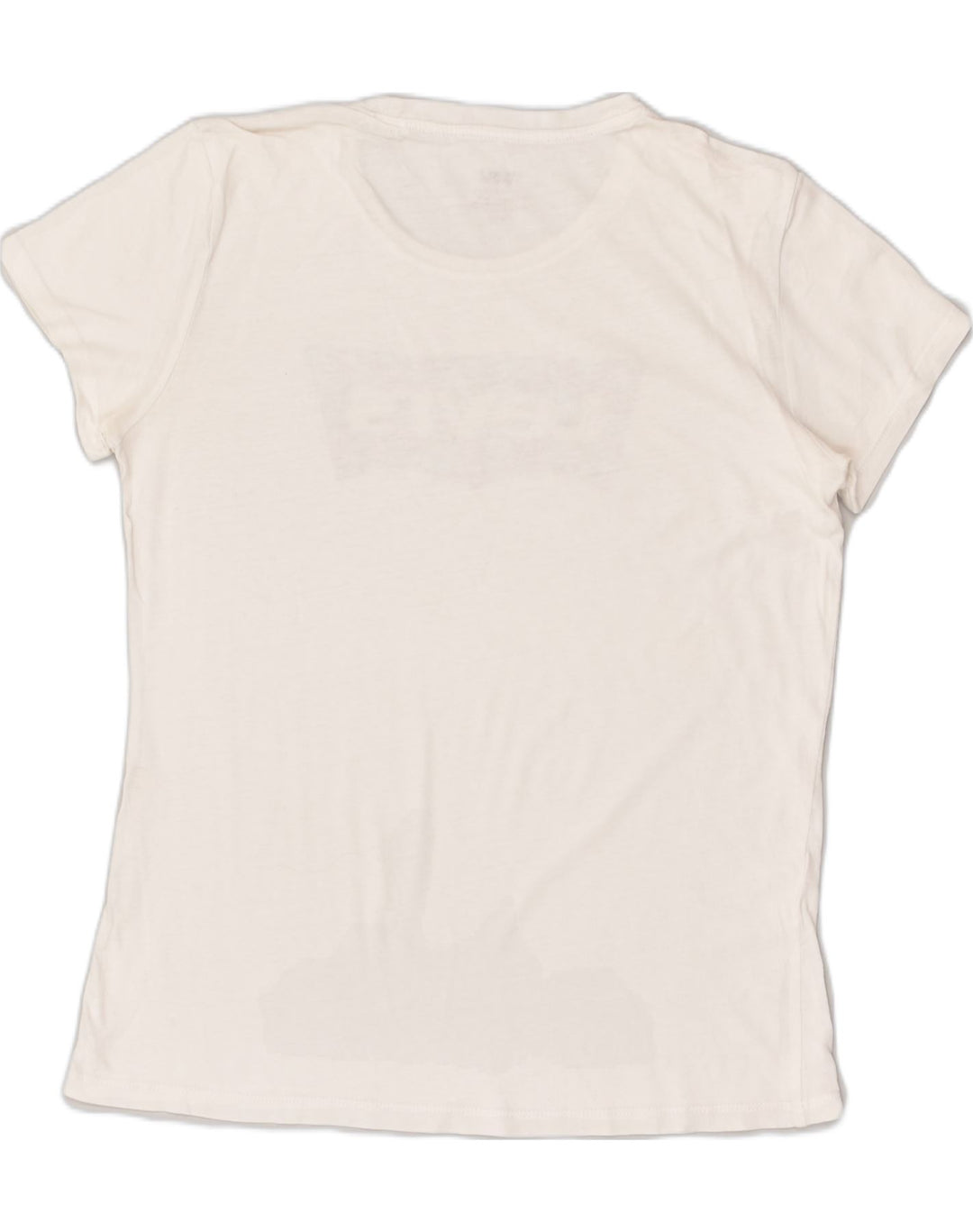 LEVI'S Womens Graphic T-Shirt Top UK 10 Small White | Vintage Levi's | Thrift | Second-Hand Levi's | Used Clothing | Messina Hembry 