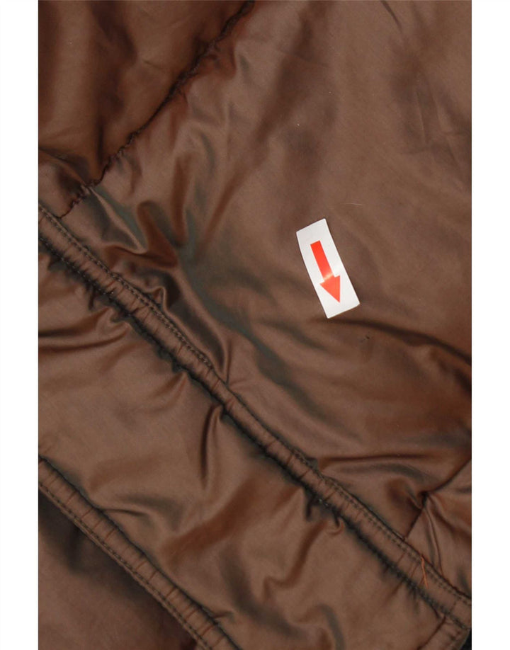 Giacca imbottita con cappuccio da uomo Sergio Tacchini UK 38 Poliammide marrone medio